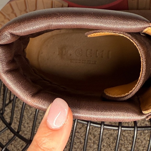 M. Gemi Brown Suede Lace-Up Boots Size 10 - Picture 7 of 7